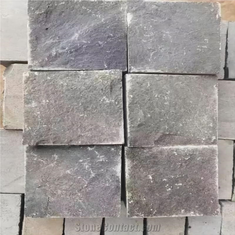 The First-Class Zhanjiang Grey Basalt Cube Stone For Pavers