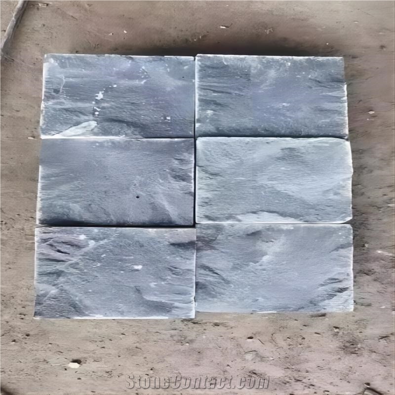 The First-Class Zhanjiang Grey Basalt Cube Stone For Pavers
