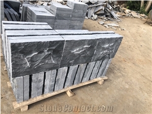 Zhanjiang Black Basalt  Split Floor Exterior Wall Slabs