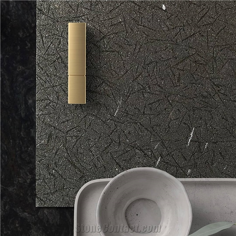 BLACK ICE GRANITE For Bathroom Background.