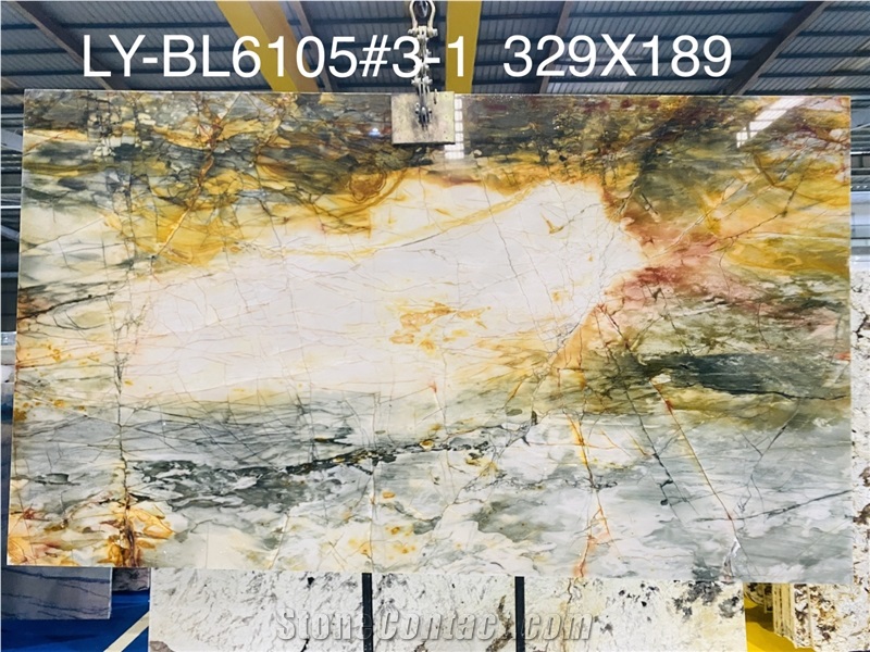 Polished Finish Acquavolcan Quartzite Slabs