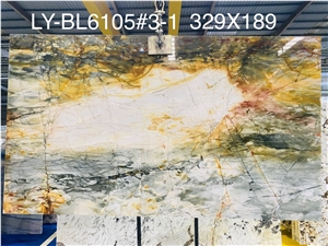 Polished Finish Acquavolcan Quartzite Slabs