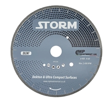 STORM Bridge Saw Blade For Dekton & Ultra Compact Surfaces STORM Bridge Saw Blade For Dekton & Ultra Compact Surfaces