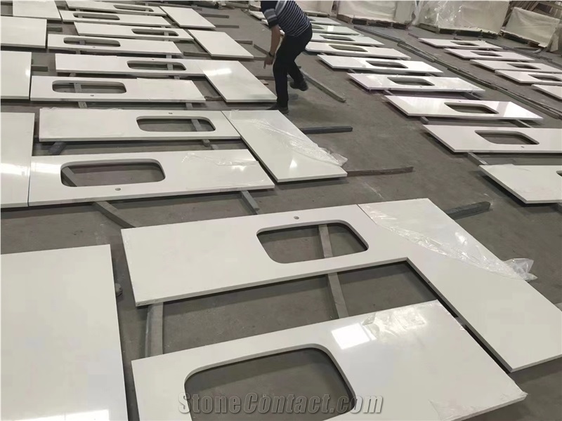 China Factory Artificial Stone /Quartz Stone Bathroom Countertops