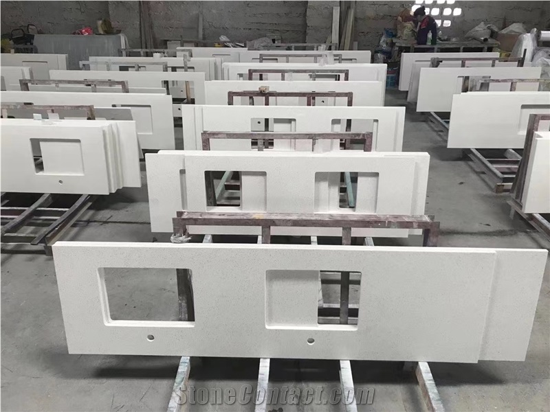 China Factory Artificial Stone /Quartz Stone Bathroom Countertops