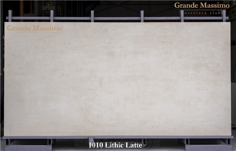Grande Massimo Porcelain Slabs 1010 Lithic Latte