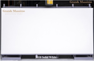 Grande Massimo Porcelain Slabs 2010 SOLID WHITE Grande Massimo Porcelain Slabs 2010 SOLID WHITE