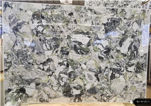Ice Green Marble Polished Slab