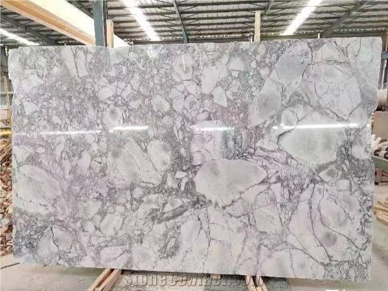 Super White Dolomite Polished Slab