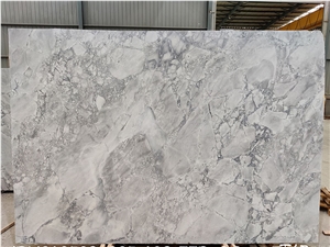 Super White Dolomitic Marble Slab