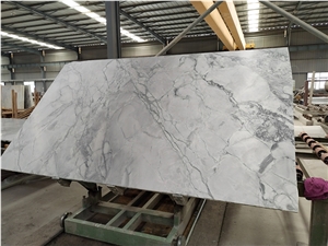 White Fantasy Quartzite Honed Slab