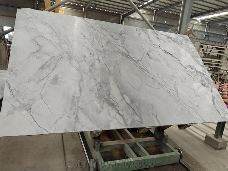 White Fantasy Quartzite Honed Slab