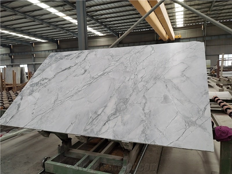 White Fantasy Quartzite Honed Slab