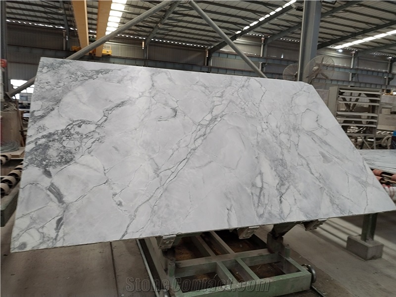 White Fantasy Quartzite Honed Slab