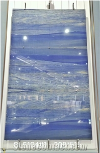 Good Quality Azul Macaubas Quartzite Slab For Sale