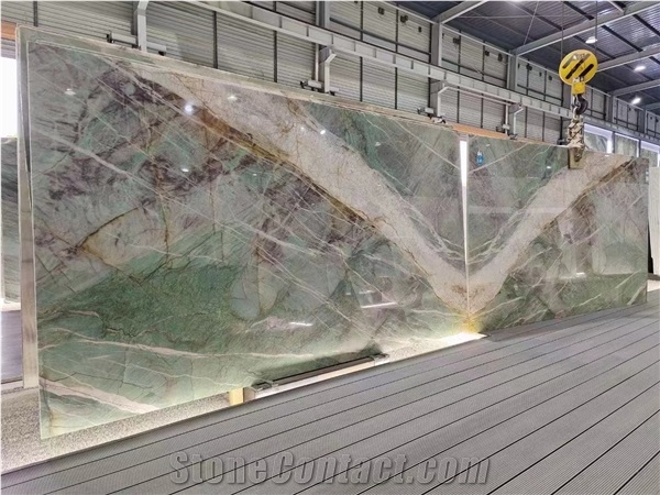 New Amazon Green Quartzite Slab