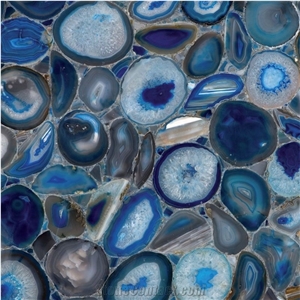 Blue Agate Semiprecious Stone,Optimustone Semiprecious Blue