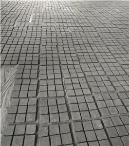 Cobble Stone On Mesh, Black Cobble, Cobble Stone Pavers