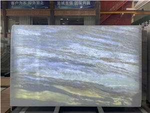 Cristalita Ocean Blue Marble,Optimustone Crystal Blue Slabs