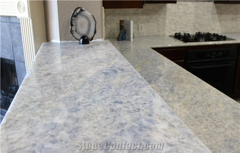Cristalita Ocean Blue Marble,Optimustone Crystal Blue Slabs