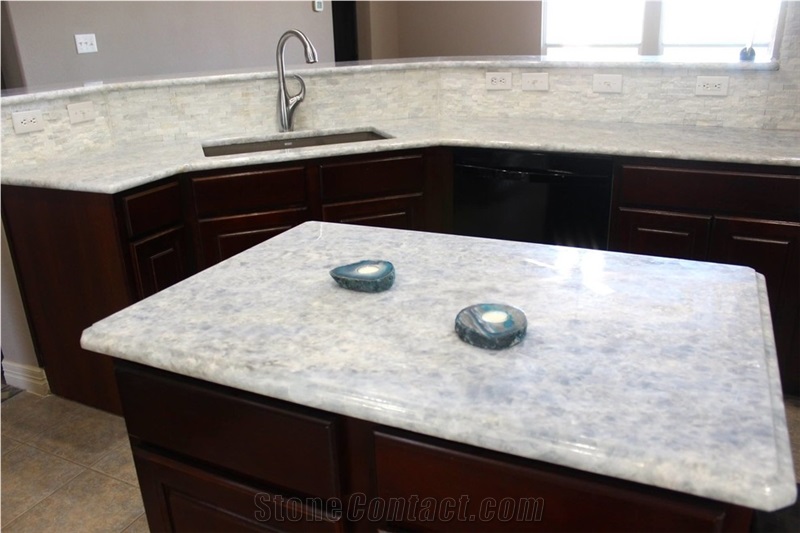 Cristalita Ocean Blue Marble,Optimustone Crystal Blue Slabs