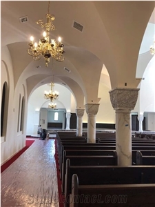 Guangxi White Marble Column,Optimustone Column