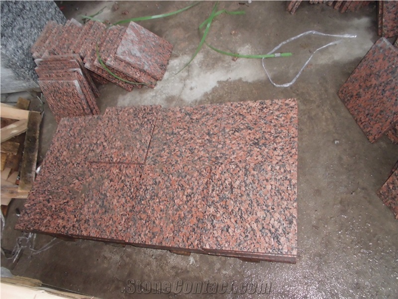 G562 Feng Ye Hong Granite Tiles, Maple Red Granite Slabs