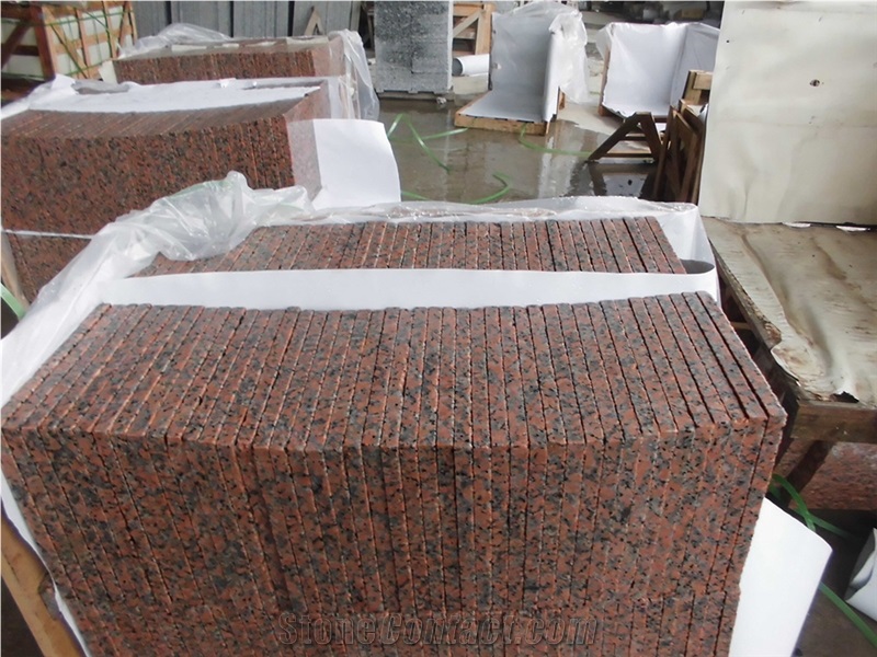 G562 Feng Ye Hong Granite Tiles, Maple Red Granite Slabs