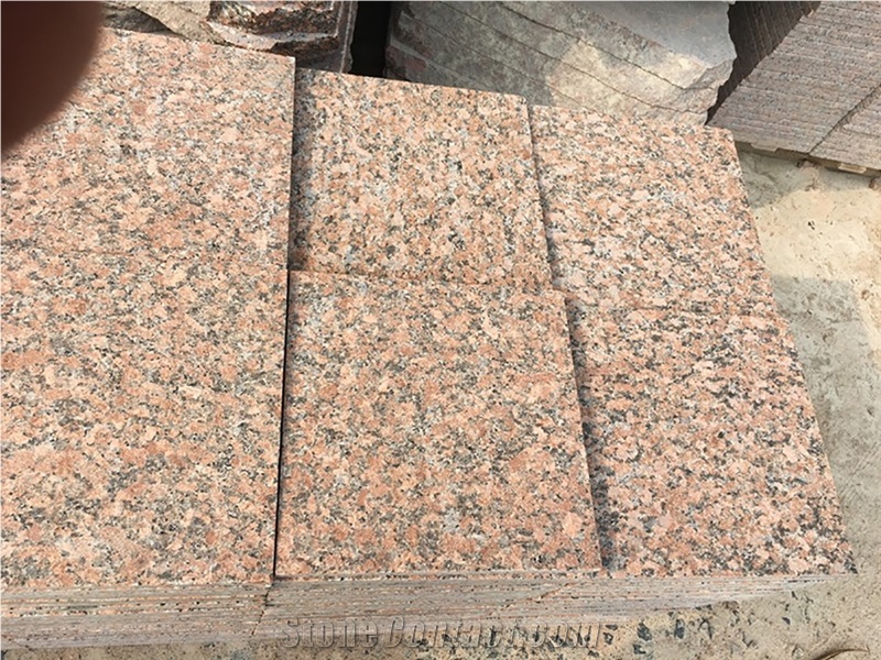 G563 Sanbao Red Granite Tiles, Sanbao Pink Granite Slabs