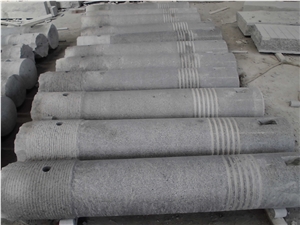 G601 Granite Car Parking Bollards, Cylinder Parking Bollards