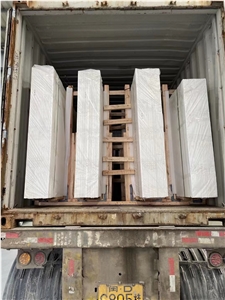 Polished Han White  Marble Tiles, Royal White Marble For Tabletops