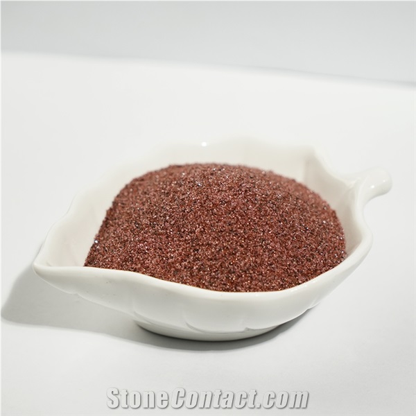 Hot Sale Pink Sea Garnet Sand 30/60 Mesh For Sandblasting