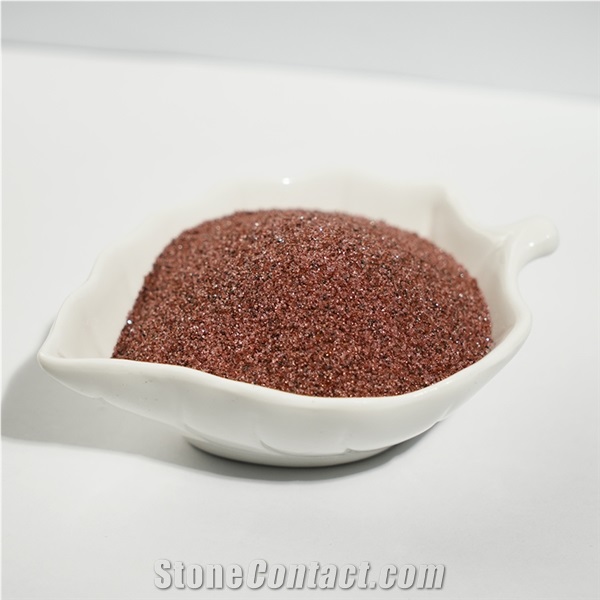 Hot Sale Pink Sea Garnet Sand 30/60 Mesh For Sandblasting