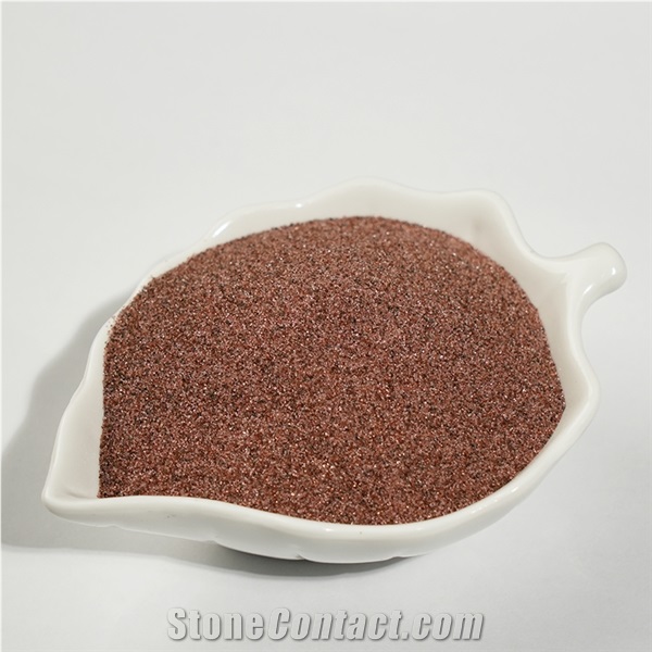 Hot Sale Pink Sea Garnet Sand 80 Mesh For Waterjet Cutting