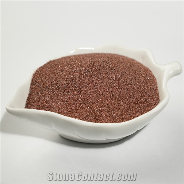 Hot Sale Pink Sea Garnet Sand 80 Mesh For Waterjet Cutting