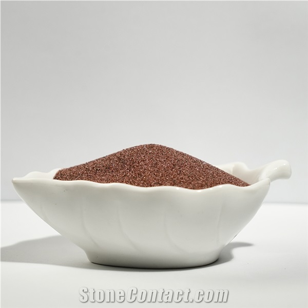 Hot Sale Pink Sea Garnet Sand 80 Mesh For Waterjet Cutting