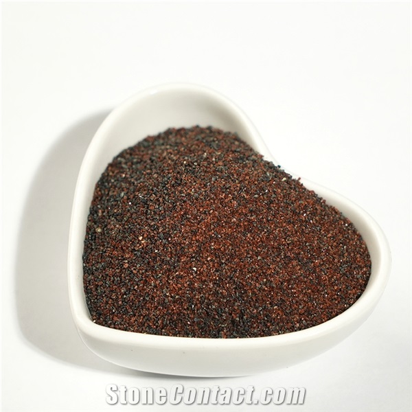 Sandblasting Abrasive Rock Red Garnet Sand 30/60 Mesh