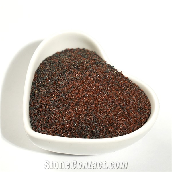Sandblasting Abrasive Rock Red Garnet Sand 30/60 Mesh