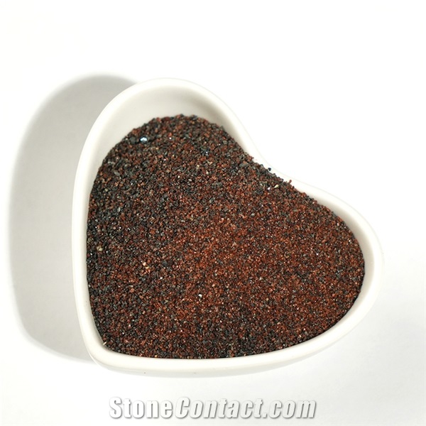Sandblasting Abrasive Rock Red Garnet Sand 30/60 Mesh