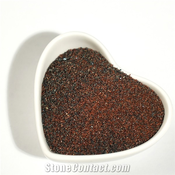 Sandblasting Abrasive Rock Red Garnet Sand 30/60 Mesh
