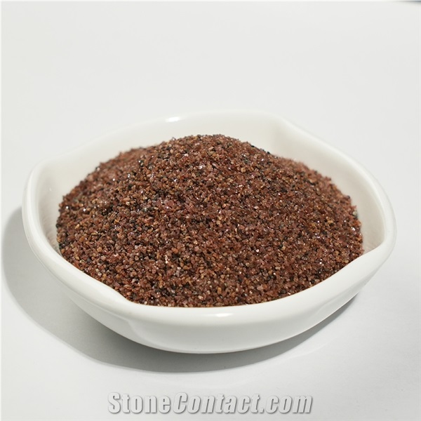 Sandblasting Material Pink Alluvial Garnet Sand 20/40 Mesh