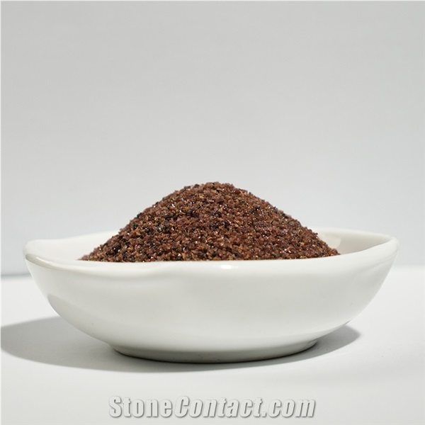 Sandblasting Material Pink Alluvial Garnet Sand 20/40 Mesh