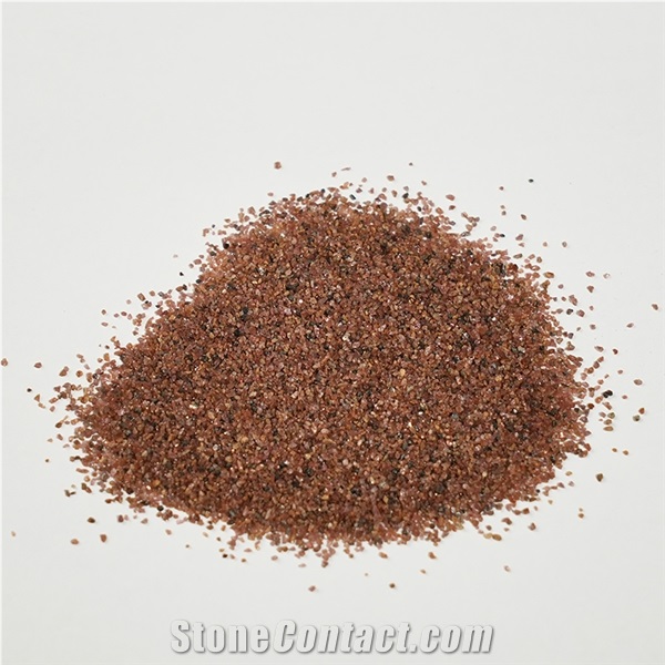 Sandblasting Material Pink Alluvial Garnet Sand 20/40 Mesh