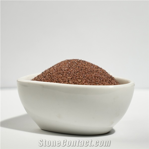 Sandblasting Material Pink Alluvial Garnet Sand 30/60 Mesh