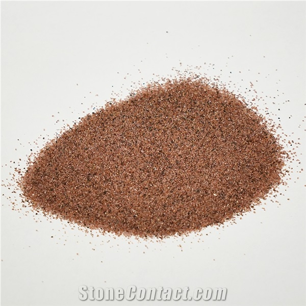 Sandblasting Material Pink Alluvial Garnet Sand 30/60 Mesh