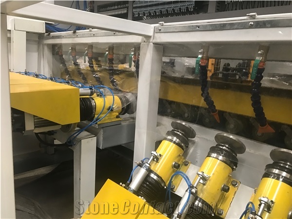 4 Heads Stone Bevel Edge Polishing Machine For Marble Granite