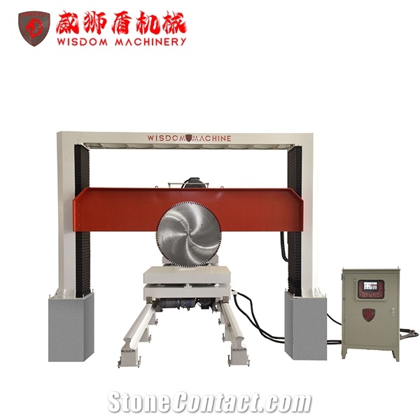 Granite Marble Block Rock Trimming Squaring Cutting Saw