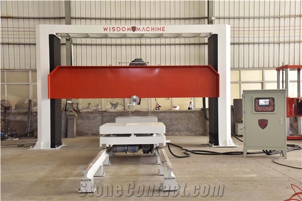 Granite Marble Block Rock Trimming Squaring Cutting Saw