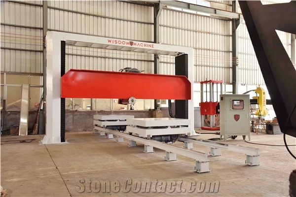 Granite Marble Block Rock Trimming Squaring Cutting Saw