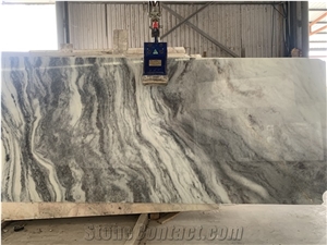 Vietnam Cloud Crystal White Marble Slabs
